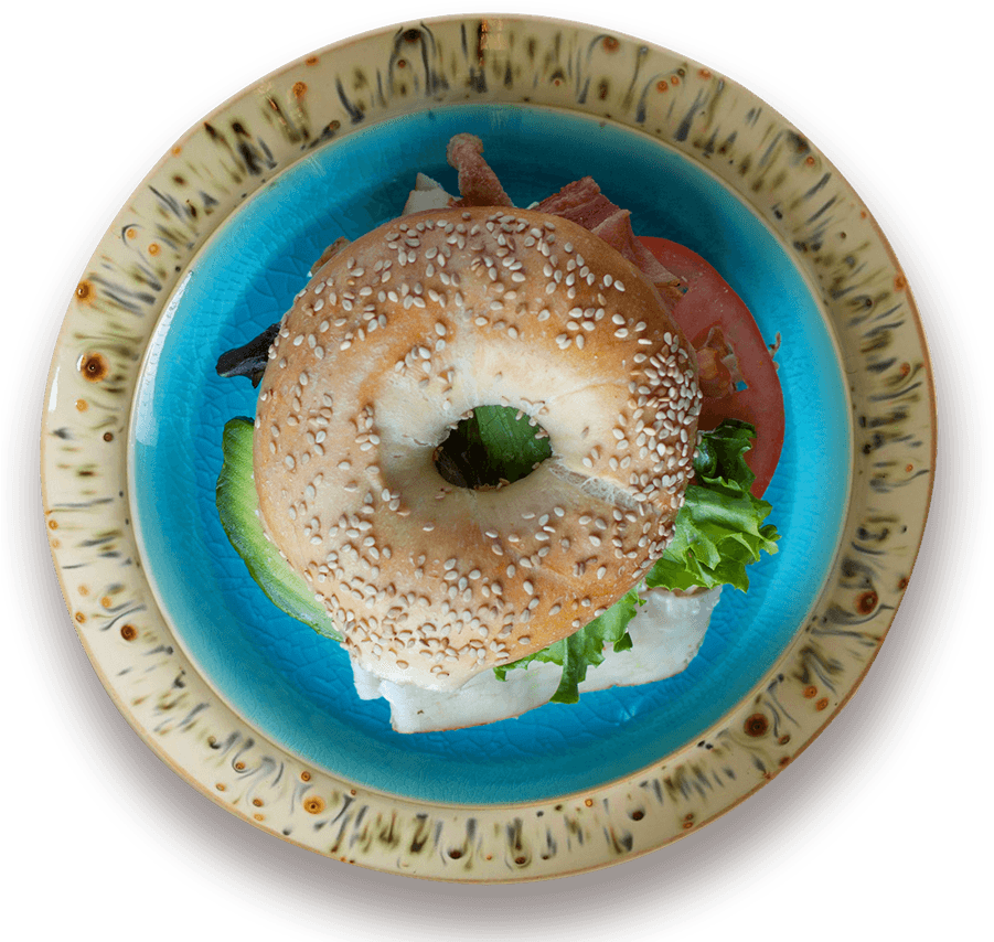 Brobagel-club - Min - Dish Clipart (900x868), Png Download