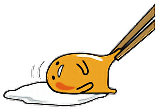 #mlxstickers 🐣 #gudetama #sanrio - Gudetama Png Clipart (600x600), Png Download