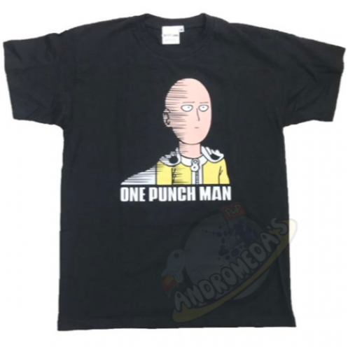 One Punch Man Saitama Fun T-shirt - Active Shirt Clipart (501x670), Png Download