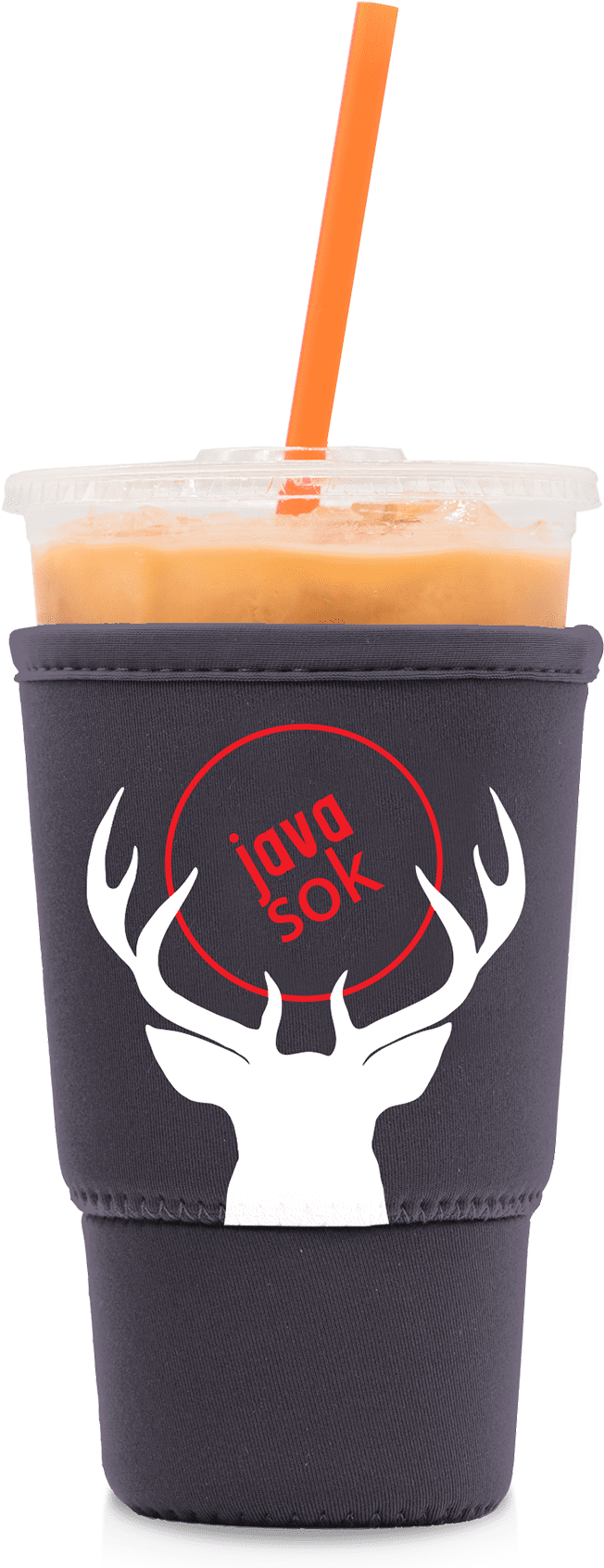 Iced Java Sok Medium -perfect Fit Cup Koozie For Dunkin - Floats Clipart (800x1756), Png Download
