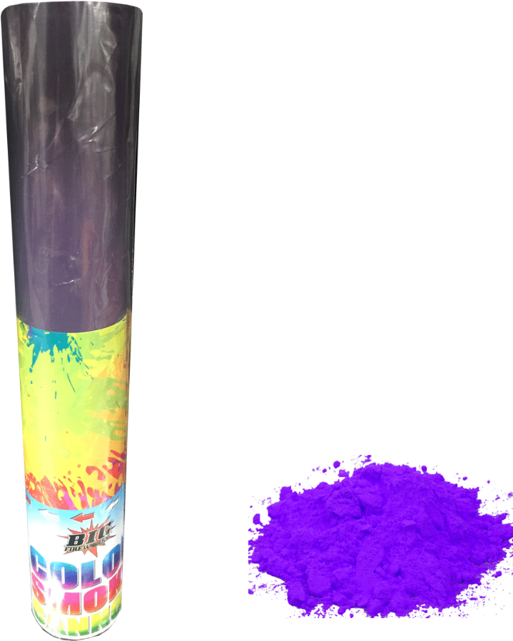 Purple Smoke Cannons Large Powder 5 4 - Graphic Design Clipart (1200x1200), Png Download