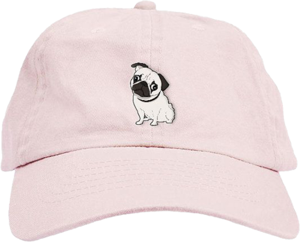 Cap Sticker - Pug Clipart (1024x882), Png Download