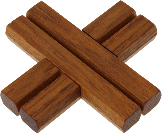 Double Cross - Plywood Clipart (640x640), Png Download