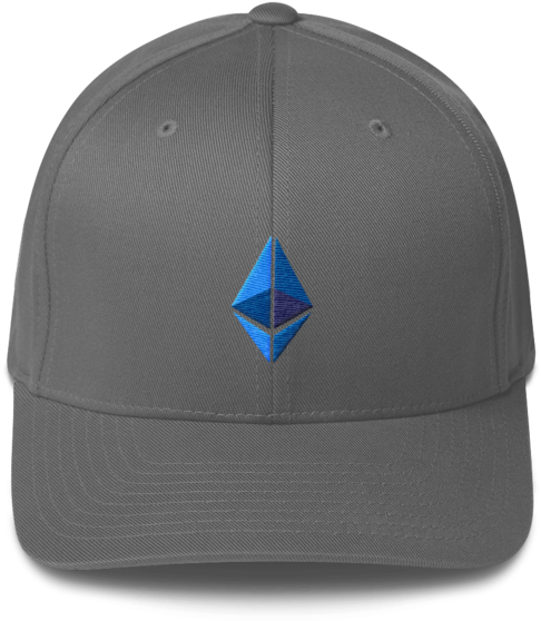 Ethereum Logo Flexfit Structured Cap - Baseball Cap Clipart (600x600), Png Download