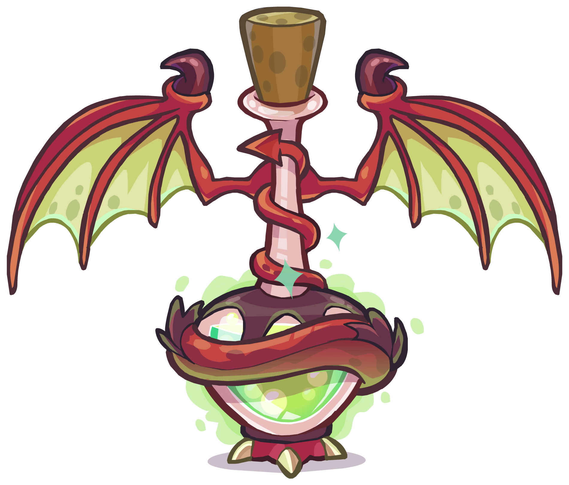 Medieval 2013 Potions Ultimate Mega Dragon - Dragon Potion Clipart (1899x1619), Png Download