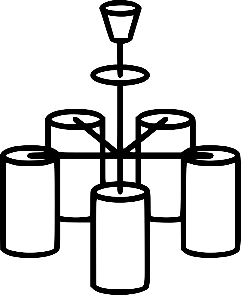 Png File Svg - Люстра Раскраска Clipart (802x980), Png Download