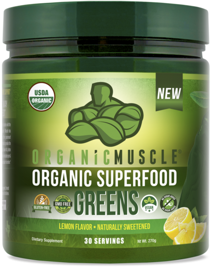 Usda Organic Superfood Greens - Vegan Protein Powder To Build Muscle Clipart (513x600), Png Download