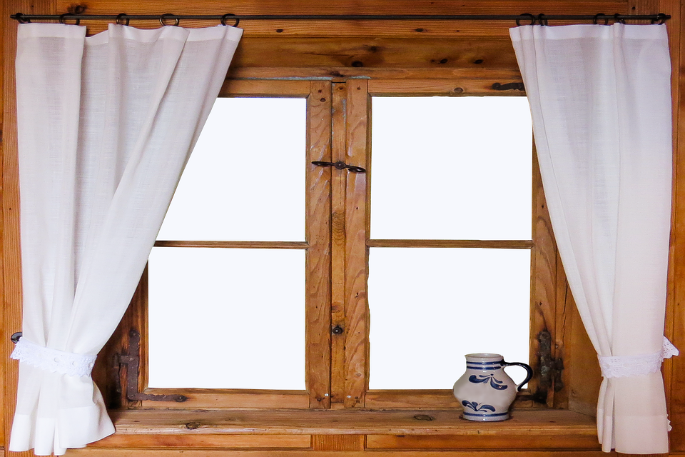 Wood Windows For Houses Clipart (960x640), Png Download