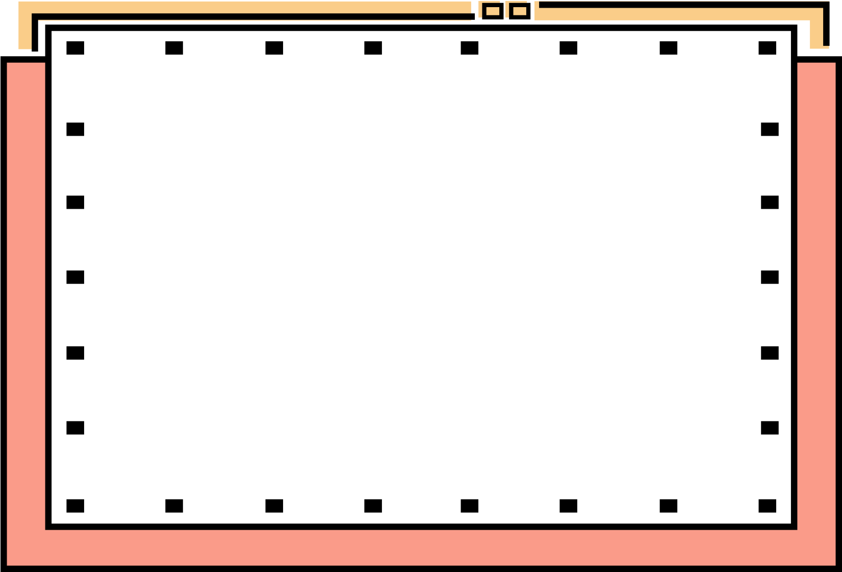 Memphis Border Cartoon E Commerce Simple Png And Psd - Display Device Clipart (2000x2000), Png Download