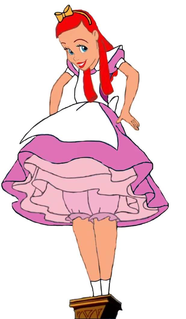Anastasia Tremaine As Alice The Giantess By Darthraner83 - Princess Peach Alice Clipart (619x1060), Png Download