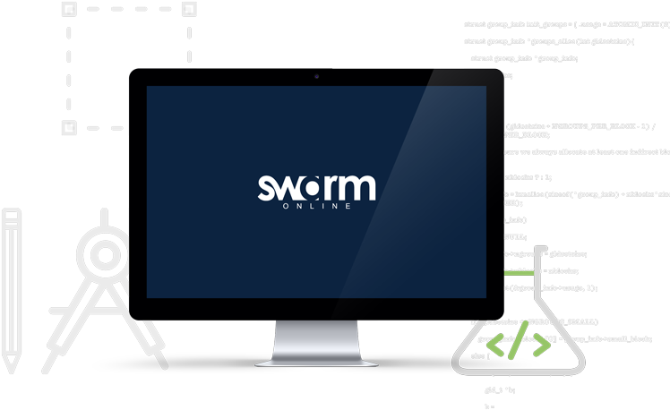 Web Application And Software Development In Scotland - Swarm Online Clipart (790x527), Png Download