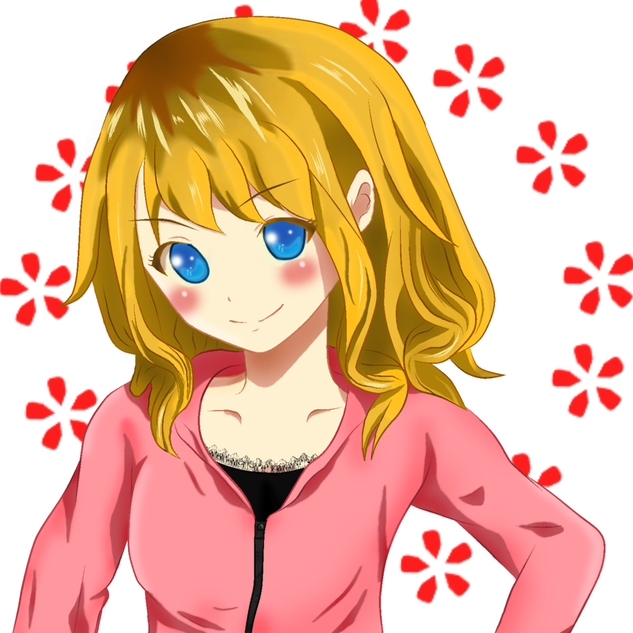 Anime Girl Blue Eyes Search Result 168 Cliparts For - Blue Eyed Cartoon Girl - Png Download (894x894), Png Download