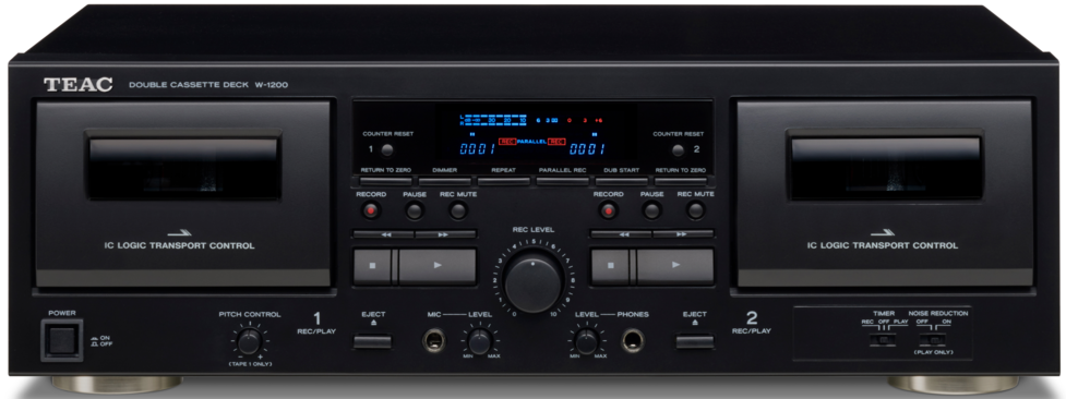 Teac Double Cassette Deck Pitch Control Clipart (1000x1000), Png Download