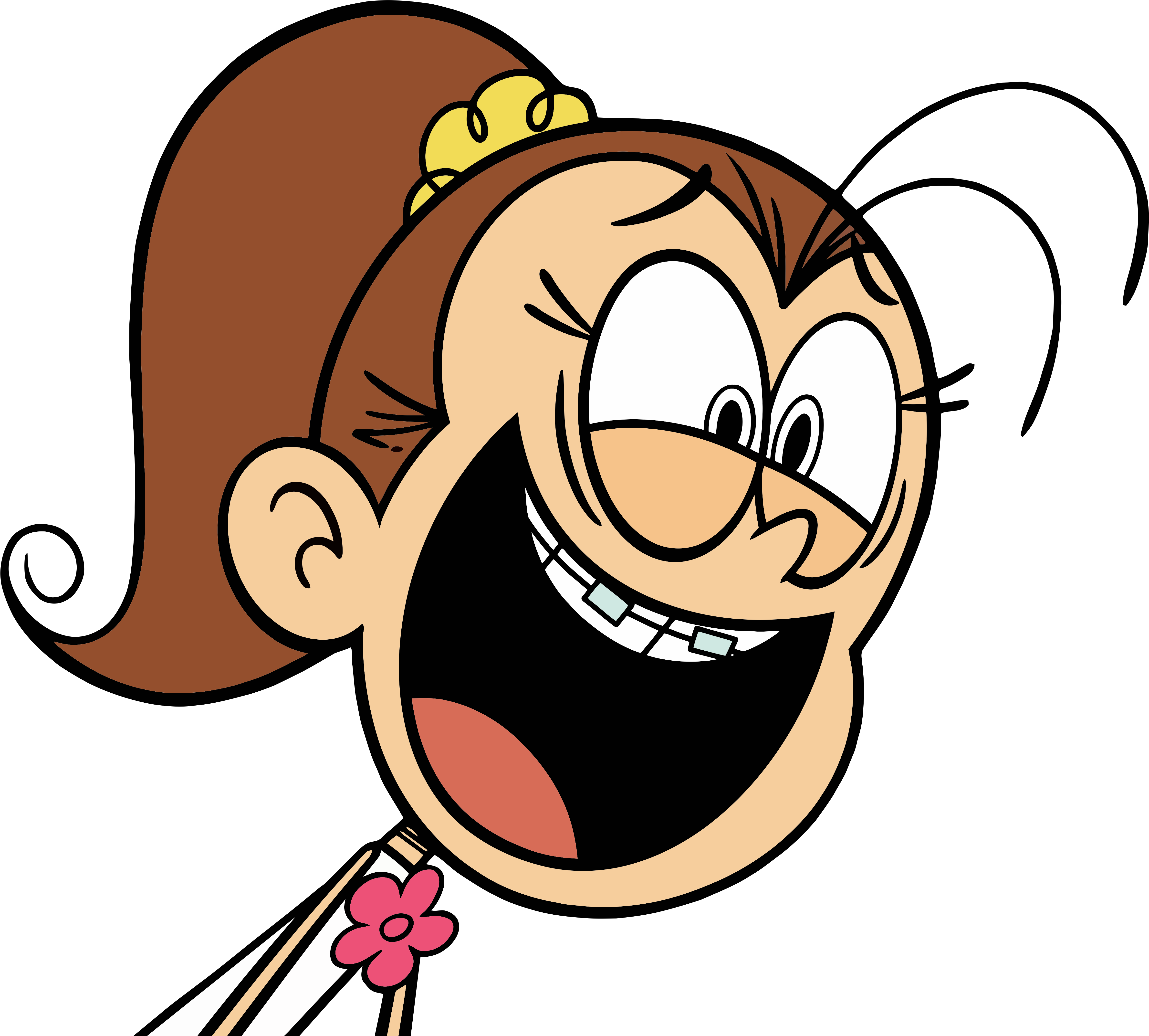 Evil Laugh Png - Loud House Luan Clipart (4752x4272), Png Download