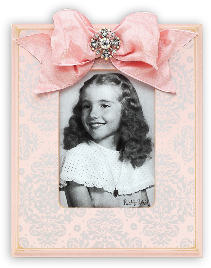 Silver Brocade Rose - Picture Frame Clipart (1024x1024), Png Download