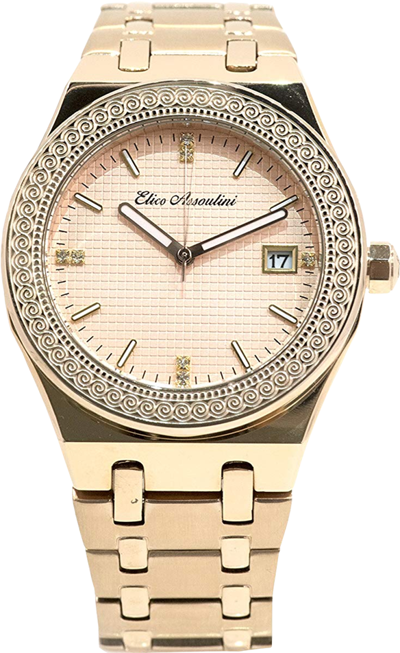 Braccialetto Piccola Rose Gold - Analog Watch Clipart (635x955), Png Download
