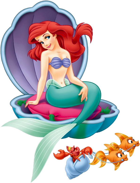 Ariel Vector The Little Mermaid - Little Mermaid Clipart Png Transparent Png (615x801), Png Download