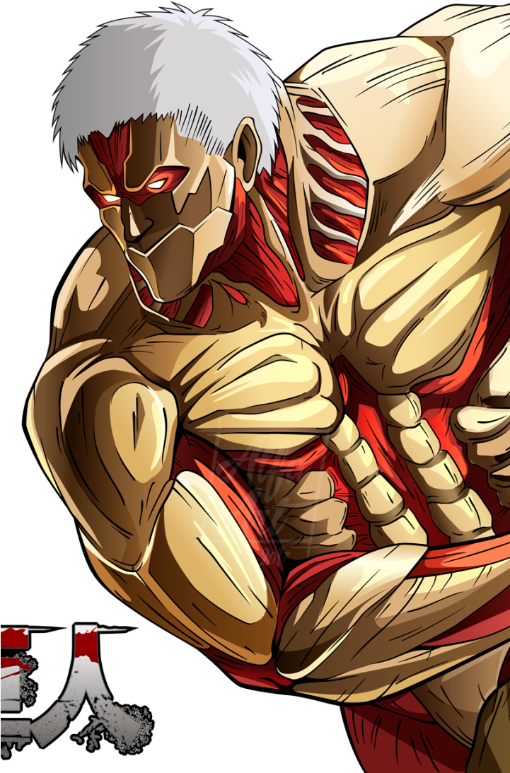 Anime / Attack On Titan Mobile Wallpaper - Titan Acorazado Para Dibujar Clipart (720x1280), Png Download