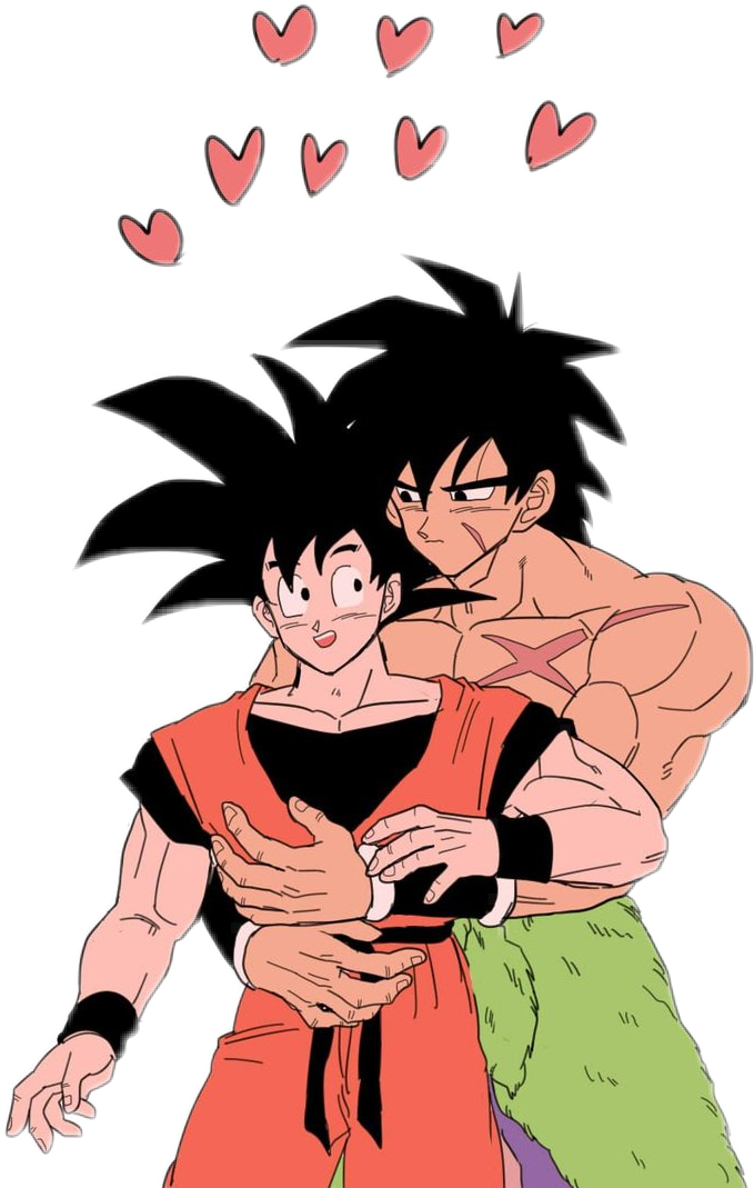 ブロカカ - Broly X Goku Clipart (679x1069), Png Download