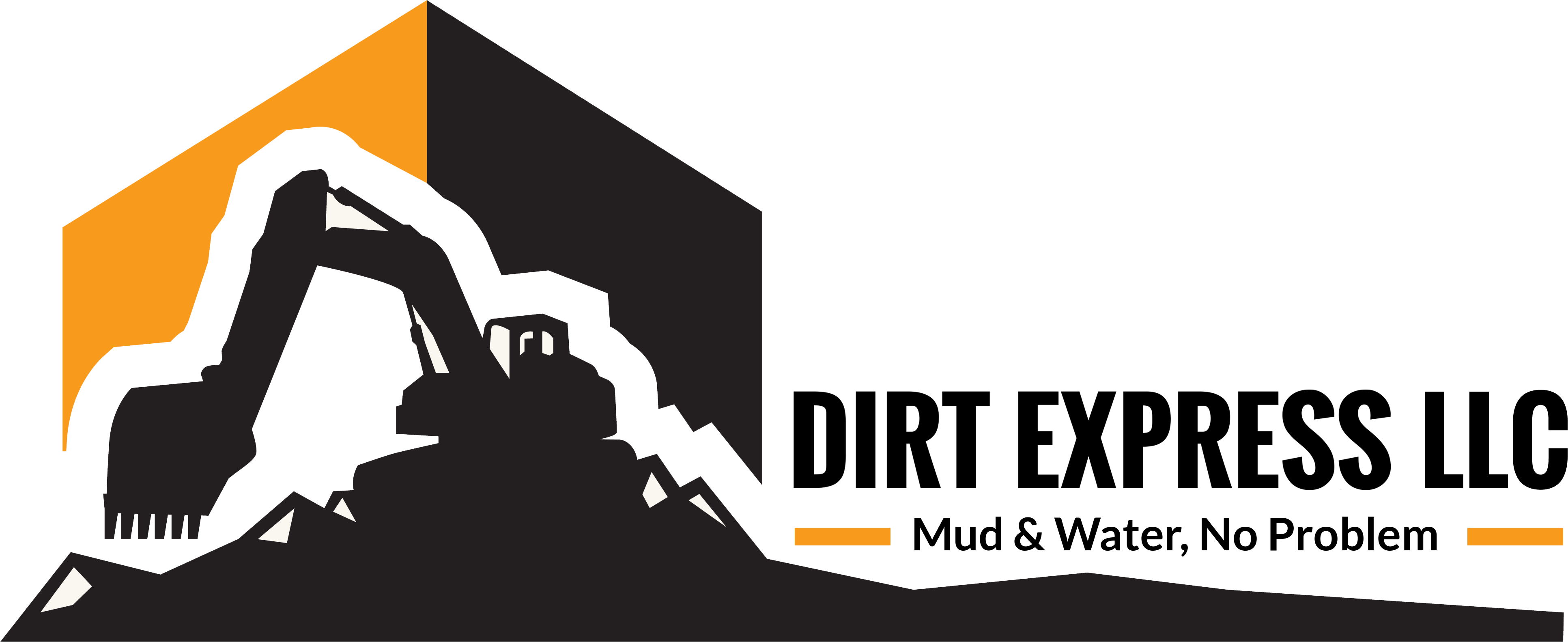 Dirt Work And Excavation In Odessa, Texas - Logo Clipart (3865x1582), Png Download