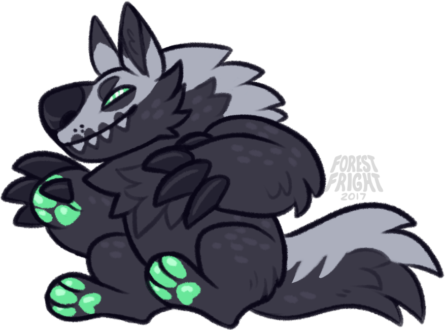 Sammi, The Werewolf - Cartoon Clipart (877x650), Png Download