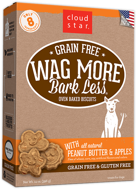 Cloud Star Wag More Bark Less Oven Baked Grain Free - Companion Dog Clipart (650x650), Png Download