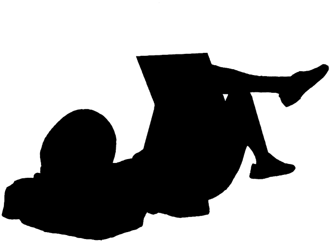 Bigfoot Clipart Transparent - Silhouette - Png Download (720x720), Png Download