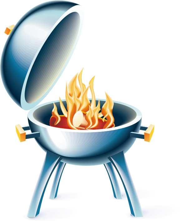 Bonfire Free Png Image - Food Vector Clipart (600x725), Png Download