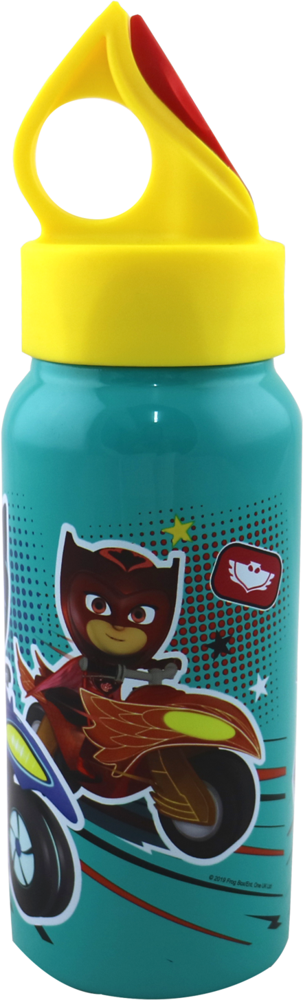 Pj Masks 473ml Stainless Steel Bottle Clipart (1042x1600), Png Download