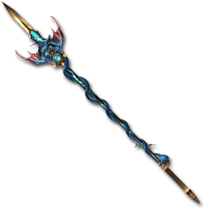 Leviathan Omega Granblue - Water Spear Clipart (600x519), Png Download