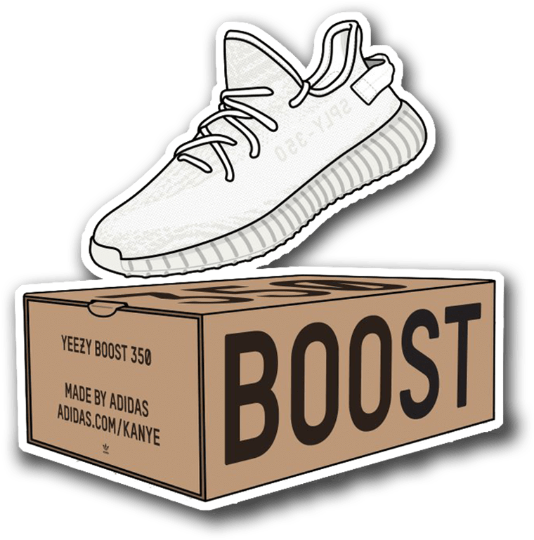 Yeezy Boost Cream White - Yeezy 350 V2 Zebra Clipart (760x769), Png Download