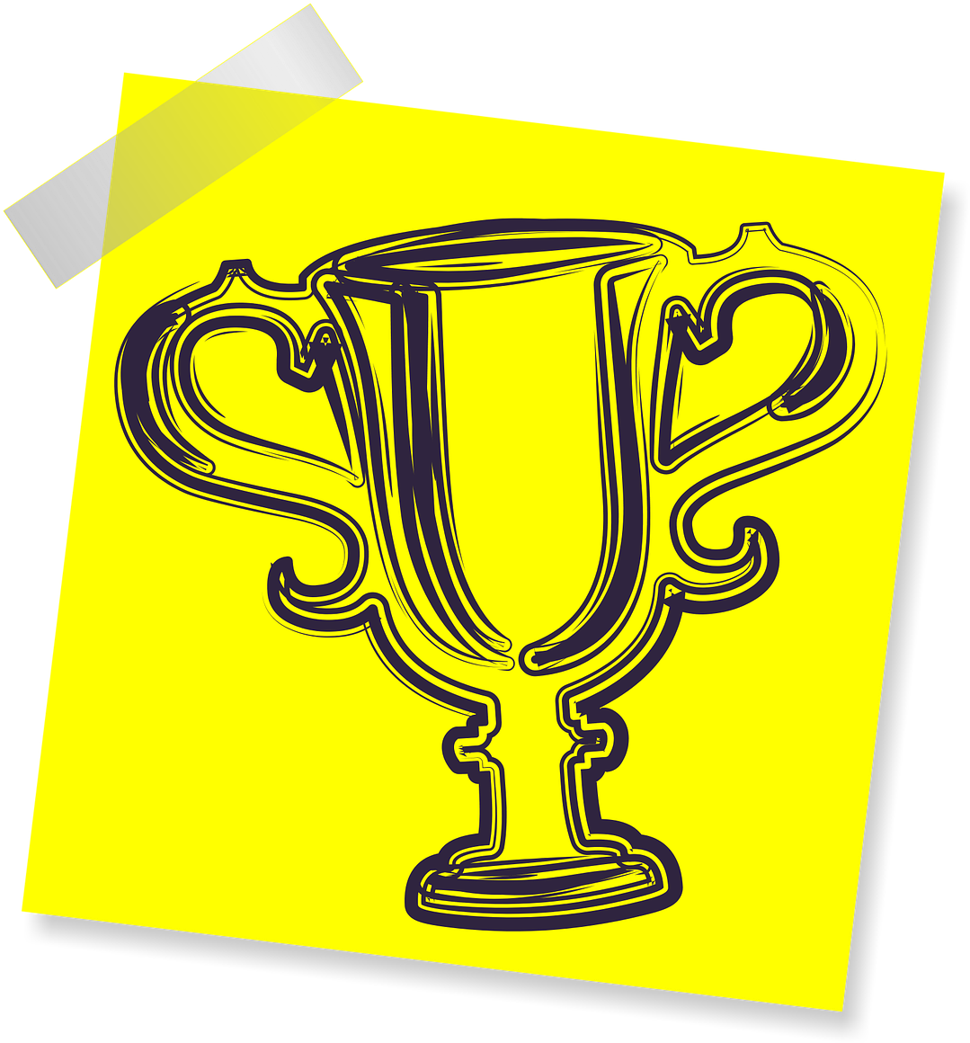 Trophy Award Competition Success Png Image - Trophy Clipart (1280x1280), Png Download