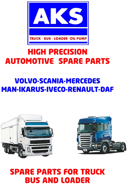 Akstr, Oil Pump, Aks Oil Pump, Spare Parts, Scania - Hino Truck Clipart (496x680), Png Download