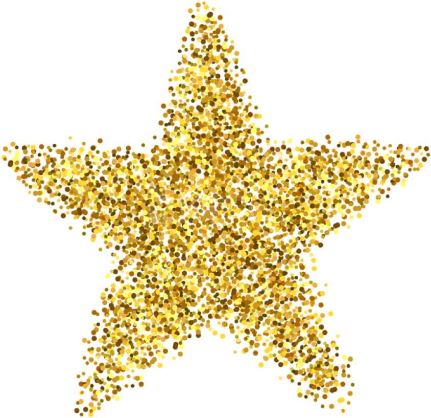 Free Download Glitter Star Decoration Clipart Photo - Sparkle Gold Star Png Transparent Png (850x825), Png Download