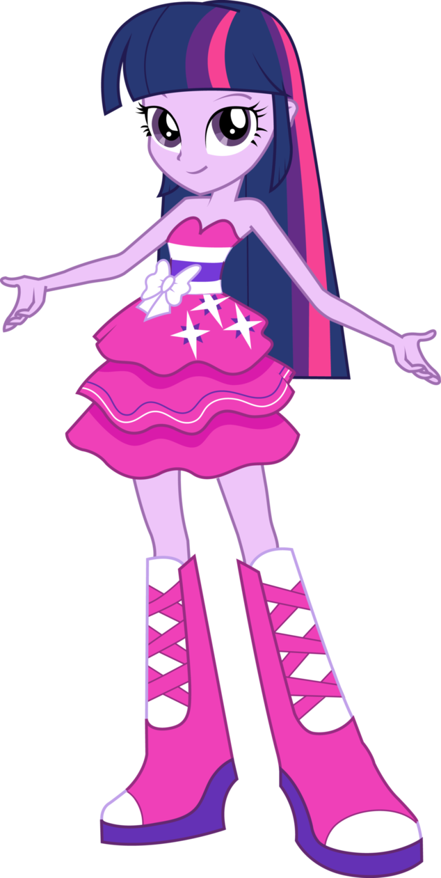 Sparkle Clipart Transparent Anime - Twilight Sparkle Equestria Girls - Png Download (634x1261), Png Download