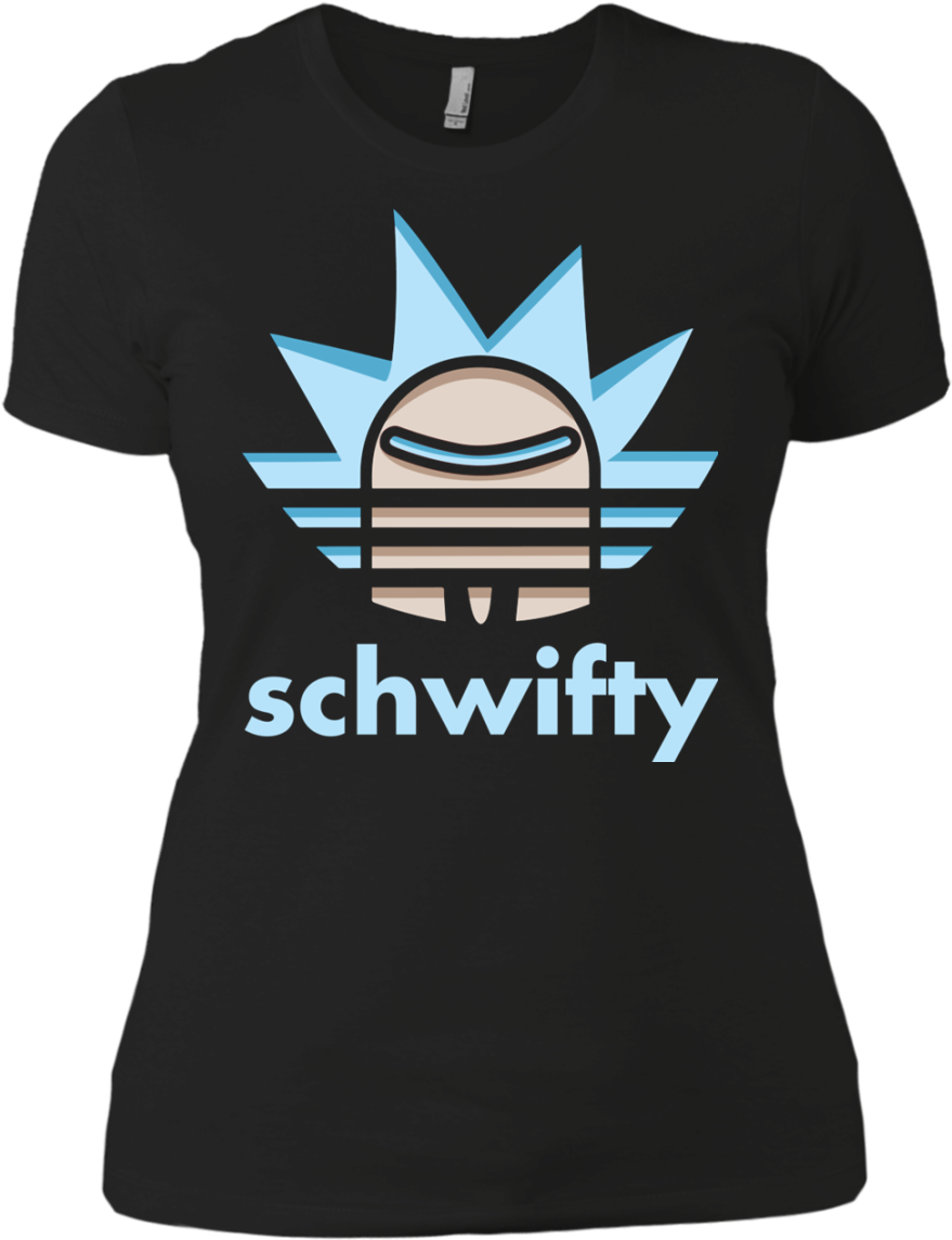 Rick And Morty Schwifty Shirt , Png Download - Adidas Rick And Morty Clipart (879x1144), Png Download