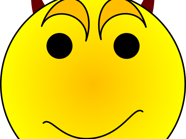 Devil Clipart Devil Emoji - Smiley - Png Download (640x480), Png Download