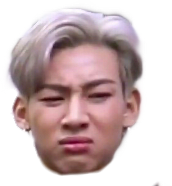 #bambam #funnyface - Bambam Got7 Meme Face Clipart (554x600), Png Download