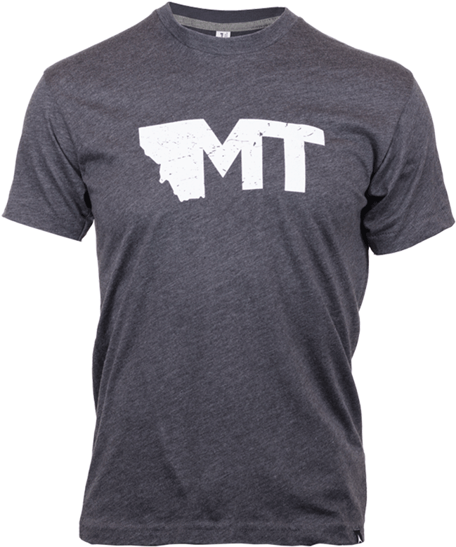 Aspinwall Big Mt Montana T Shirt Charcoal 2 - Active Shirt Clipart (672x800), Png Download