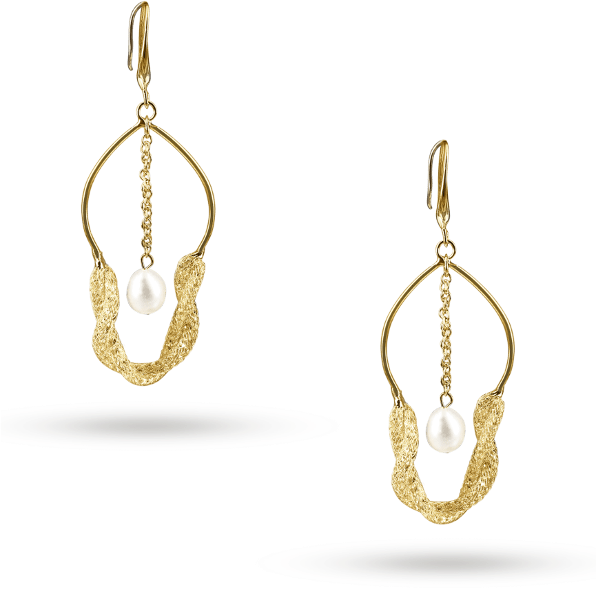 Rose Atoll Collection Pearl & Swarovski Earrings - Earrings Clipart (864x864), Png Download