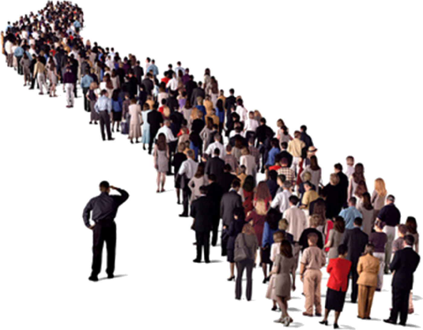 People In Line Png - Waiting In Line Png Clipart (1400x1092), Png Download