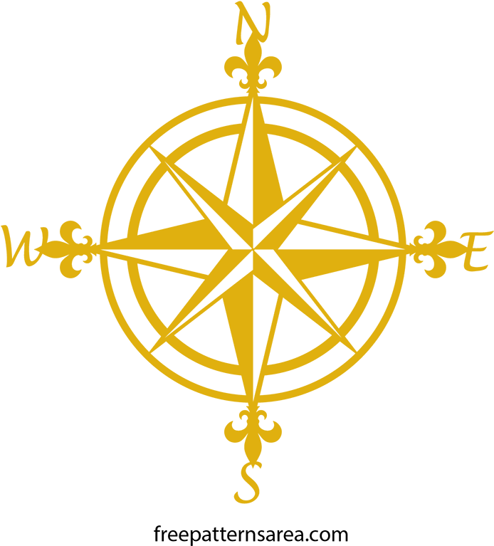 Pic Of Compass Rose - Compass Rose Clipart (800x800), Png Download