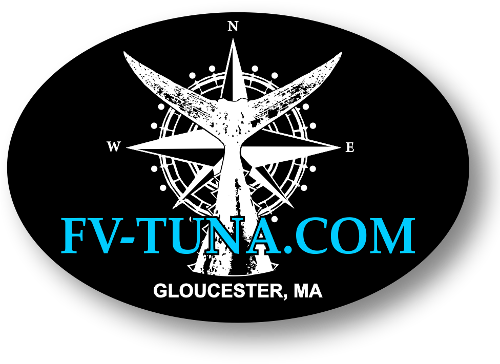 Tuna Tail Compass Rose Fv-tuna - Tuna Clipart (976x1201), Png Download
