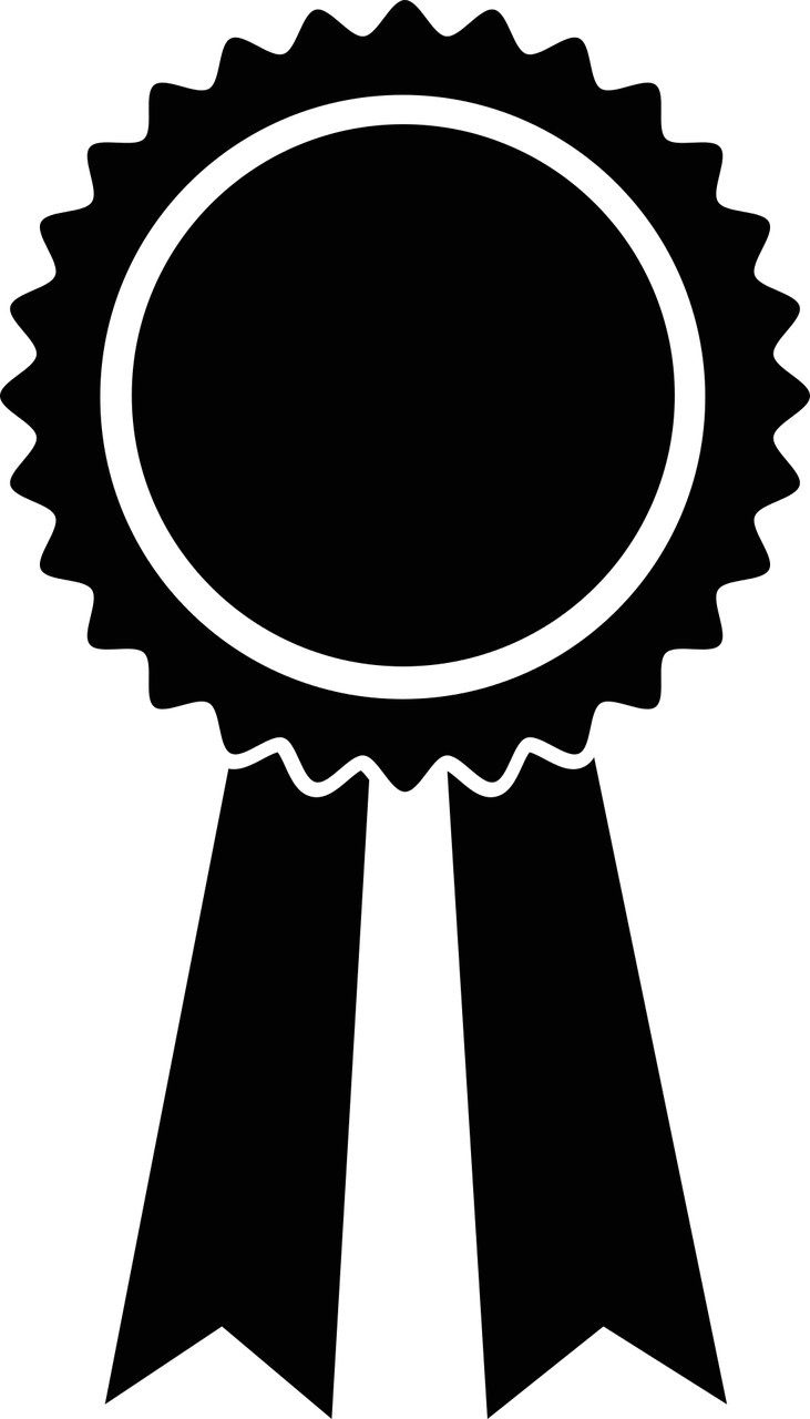 Black Ribbon Icon Condolence Png Image - Award Clipart Transparent Png (731x1280), Png Download