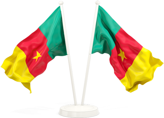 Cameroon Flag Png - Haitian Flag Waving Png Clipart (640x480), Png Download