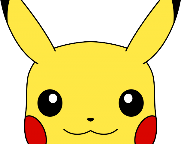 Drawn Pikachu Face Mask - Face Of Pikachu Clipart (640x480), Png Download