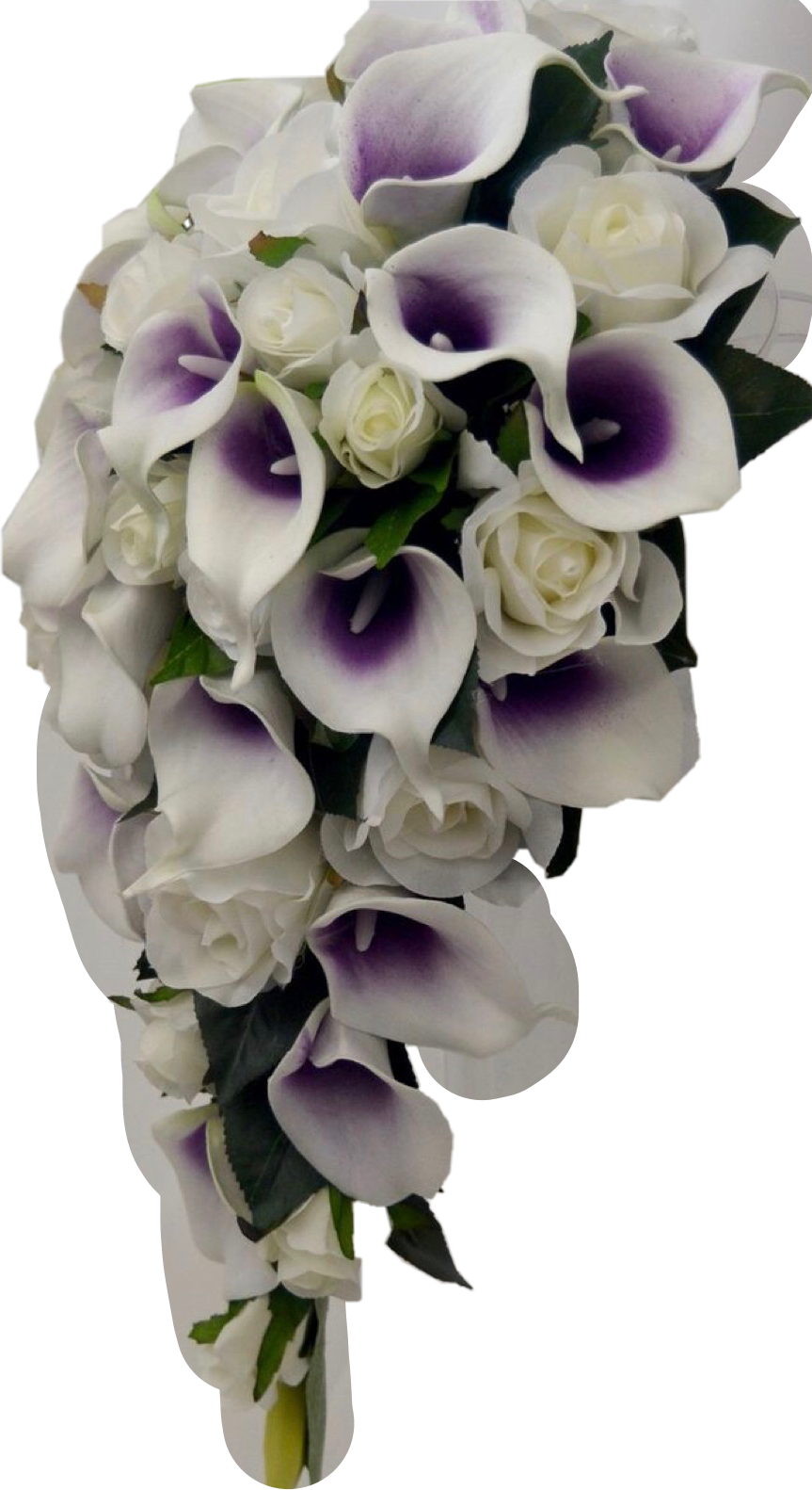 White Sticker - Bouquet Clipart (863x1582), Png Download