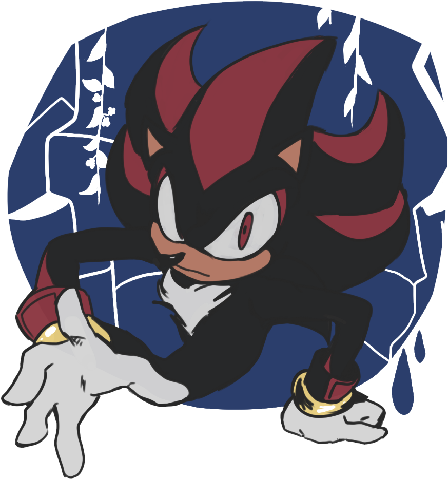 #sonicthehedgehog #sonic #shadowthehedgehog #shadow - Cartoon Clipart (912x957), Png Download