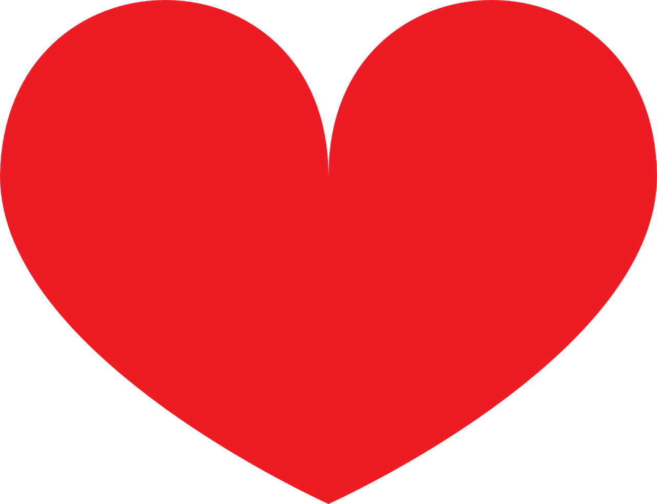 Heart Shape Valentine Love Png Image - Forma De Corazon Png Clipart (1280x983), Png Download