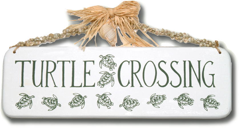 Turtle Crossing Wooden Sign - Octopus Clipart (844x468), Png Download